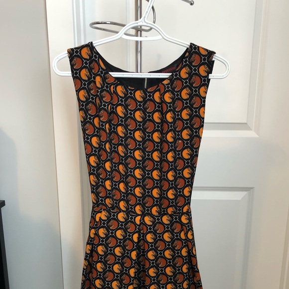 Vintage Dresses & Skirts - Vintage dress with horse heads!